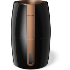 Philips 2000 Series HU2718 Humidifier - Stylish Black Brown Tabletop Design for Optimal Comfort